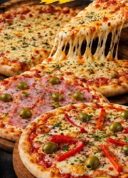 Logo Pizzería J.M & S