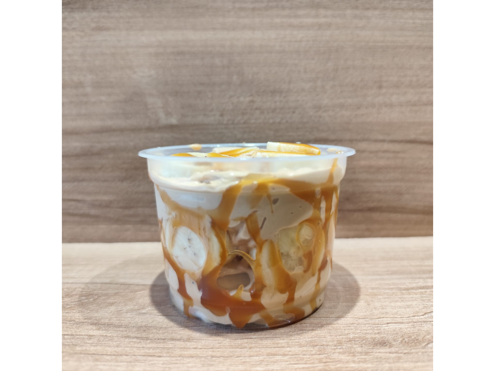 postre helado banana split