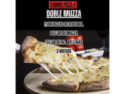 COMBO PIZZA 4 DOBLE MUZZA
