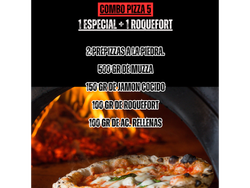 COMBO PIZZA 5 ESPECIAL+ ROQUEFORT