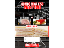 PROMO MIGA 2 JAMON COCIDO X50