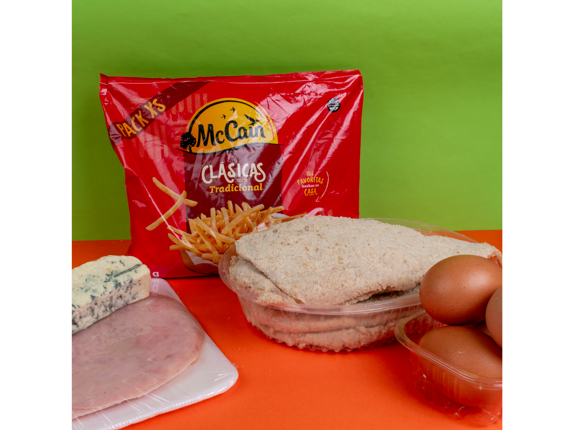 MILANESA DE POLLO A LA ROMANA