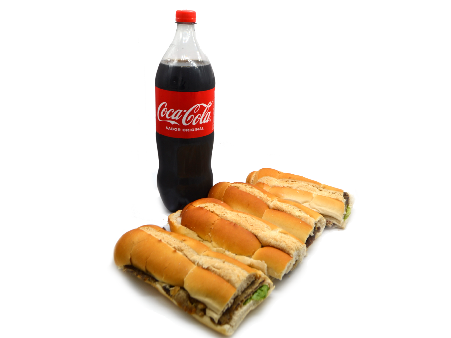 4 Sandwich De Milanesa  Diego + 1 Coca Cola 1.5lts