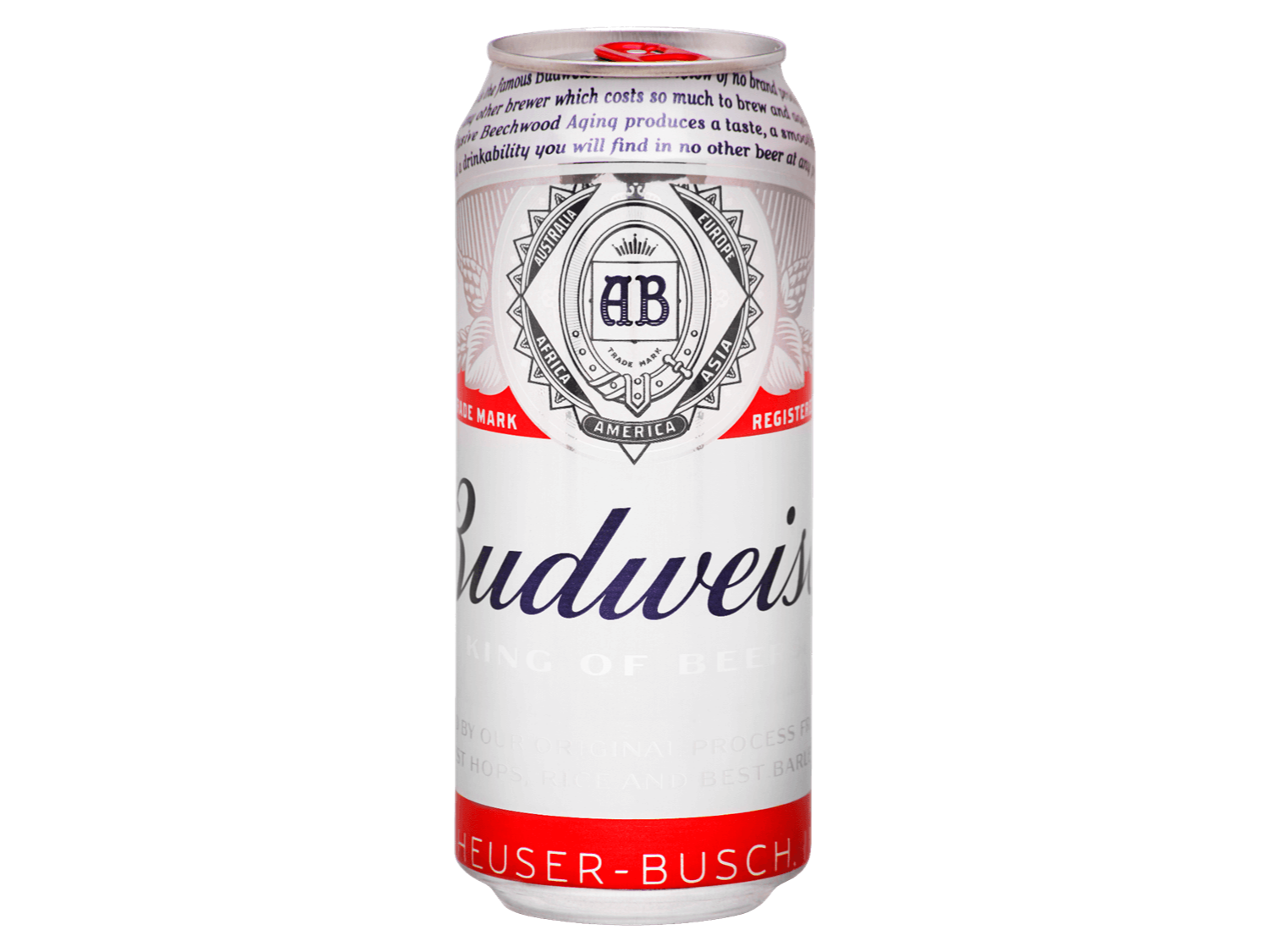 Lata budweiser 473cc