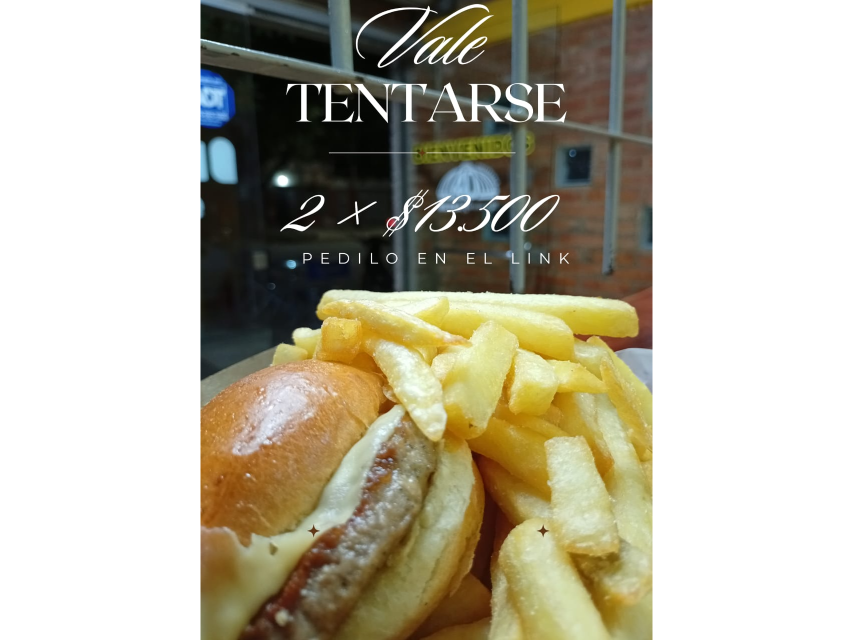 2 X $14.600 CON PAPAS