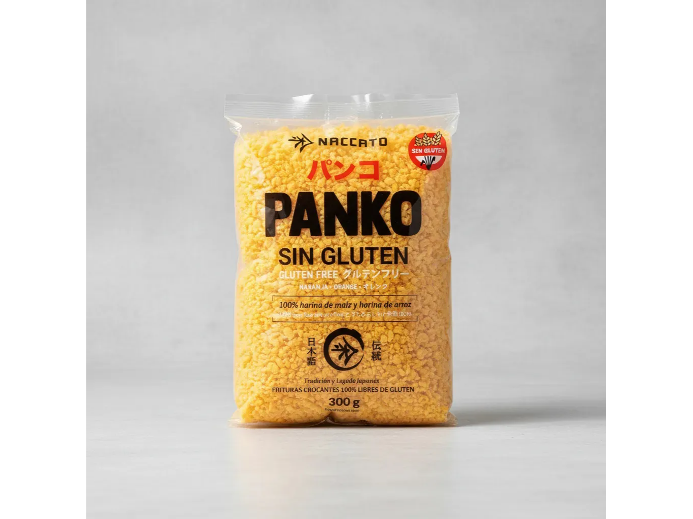 Panko Sin Tacc Naccato - Rebozador Sin Tacc X 300 Gr naranja