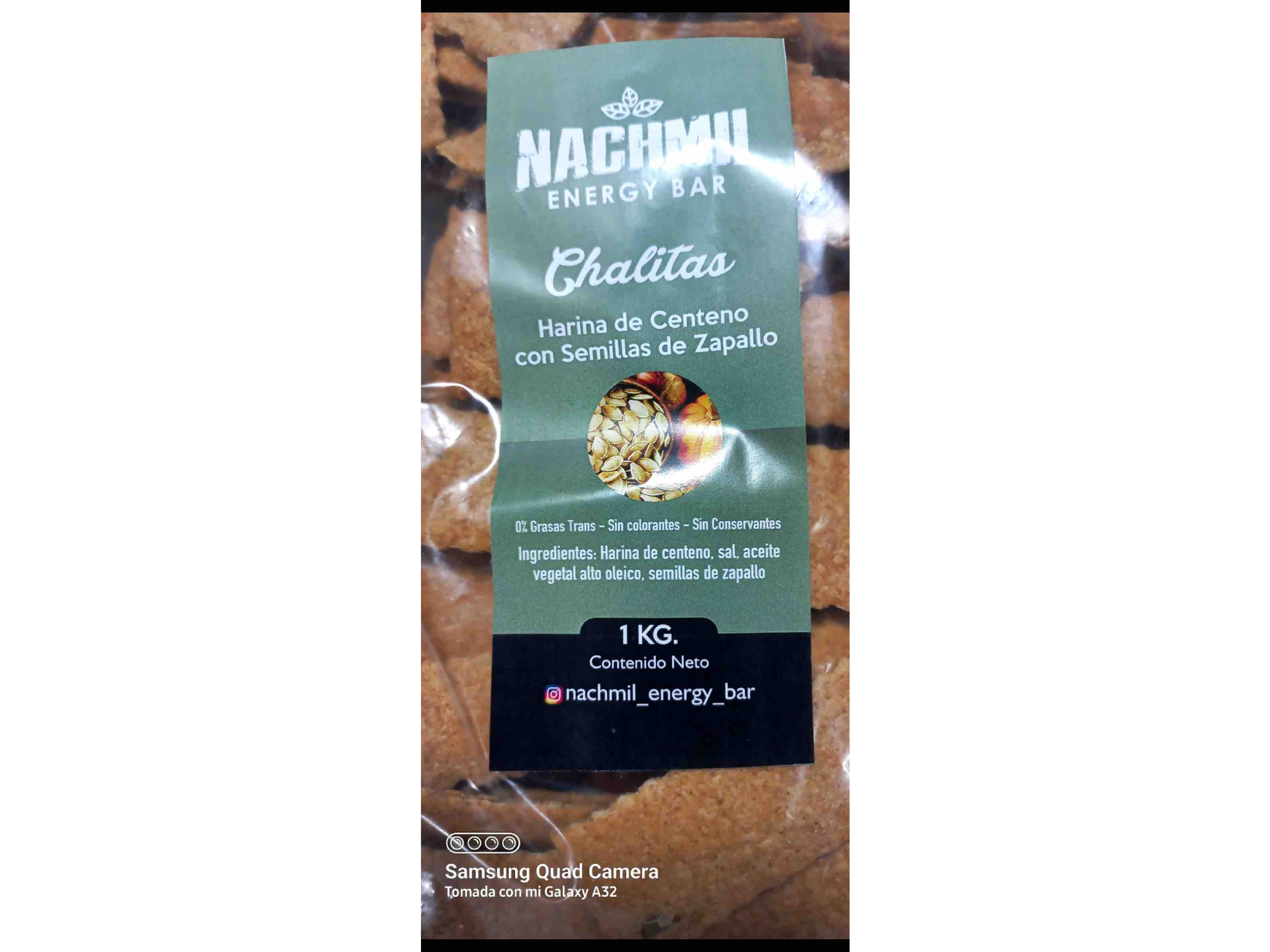 Harina de centeno con semillas de zapallo