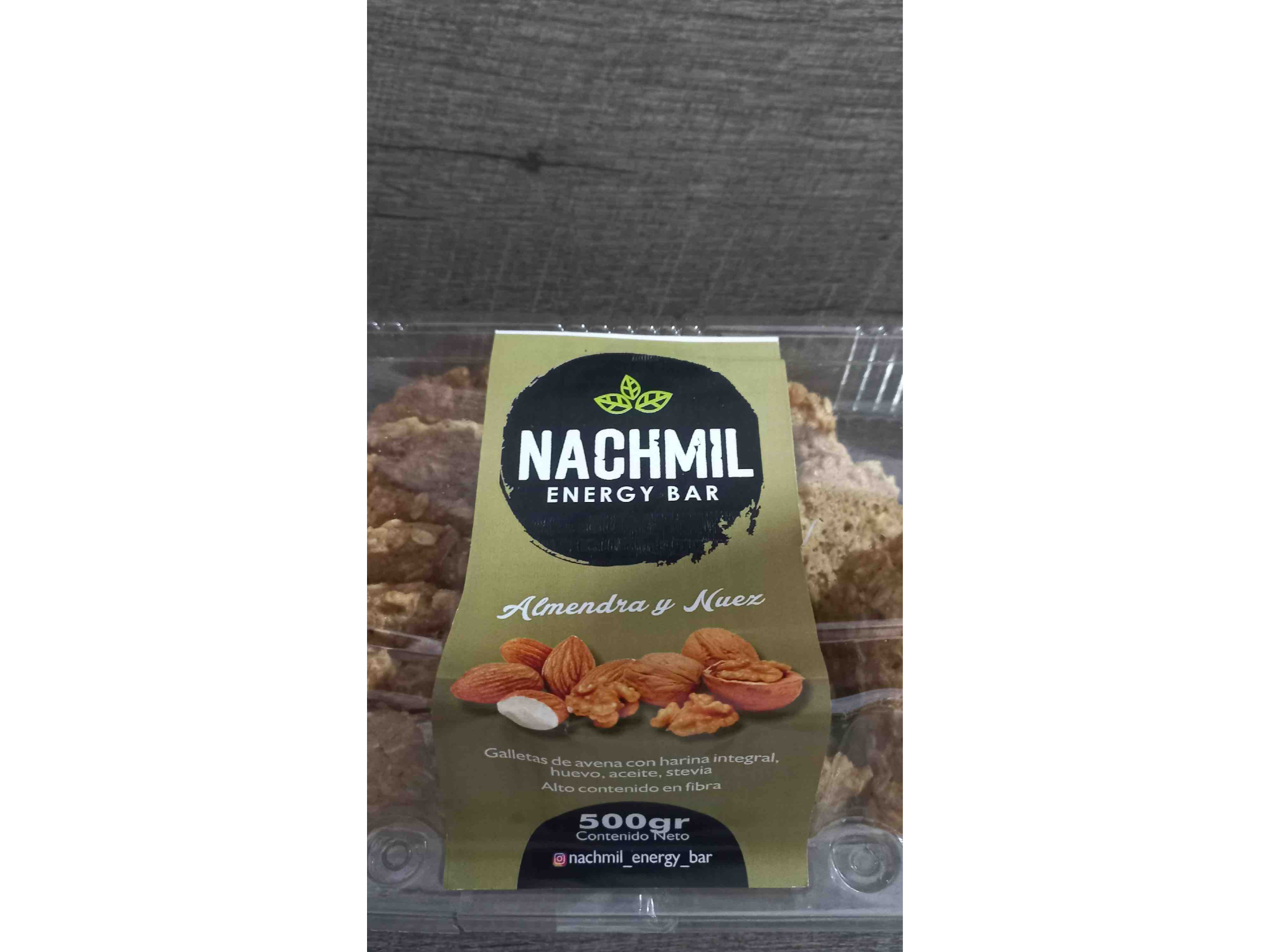 Cookies saludables de avena con nuez y almendra