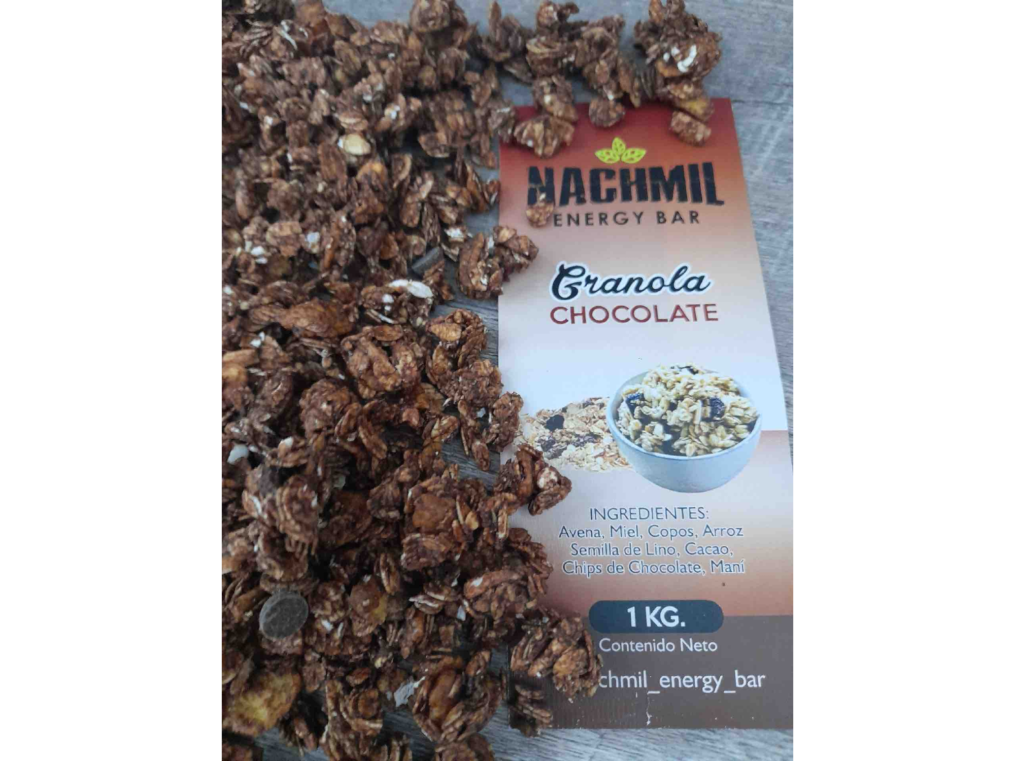 Granola de chocolate