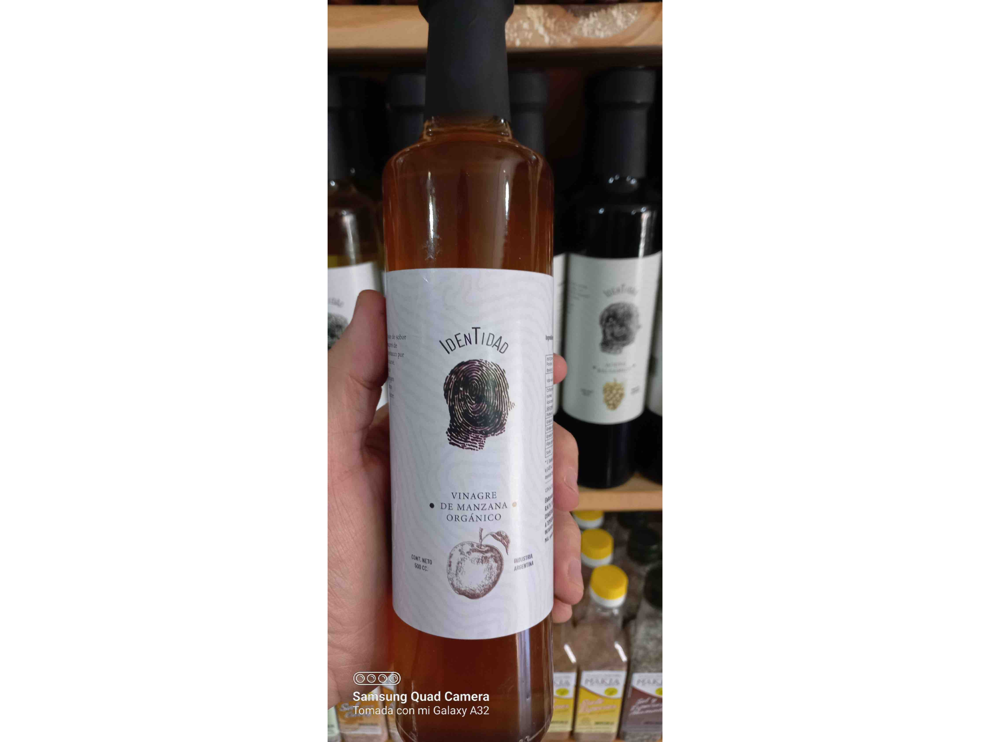 Vinagre orgánico de manzana