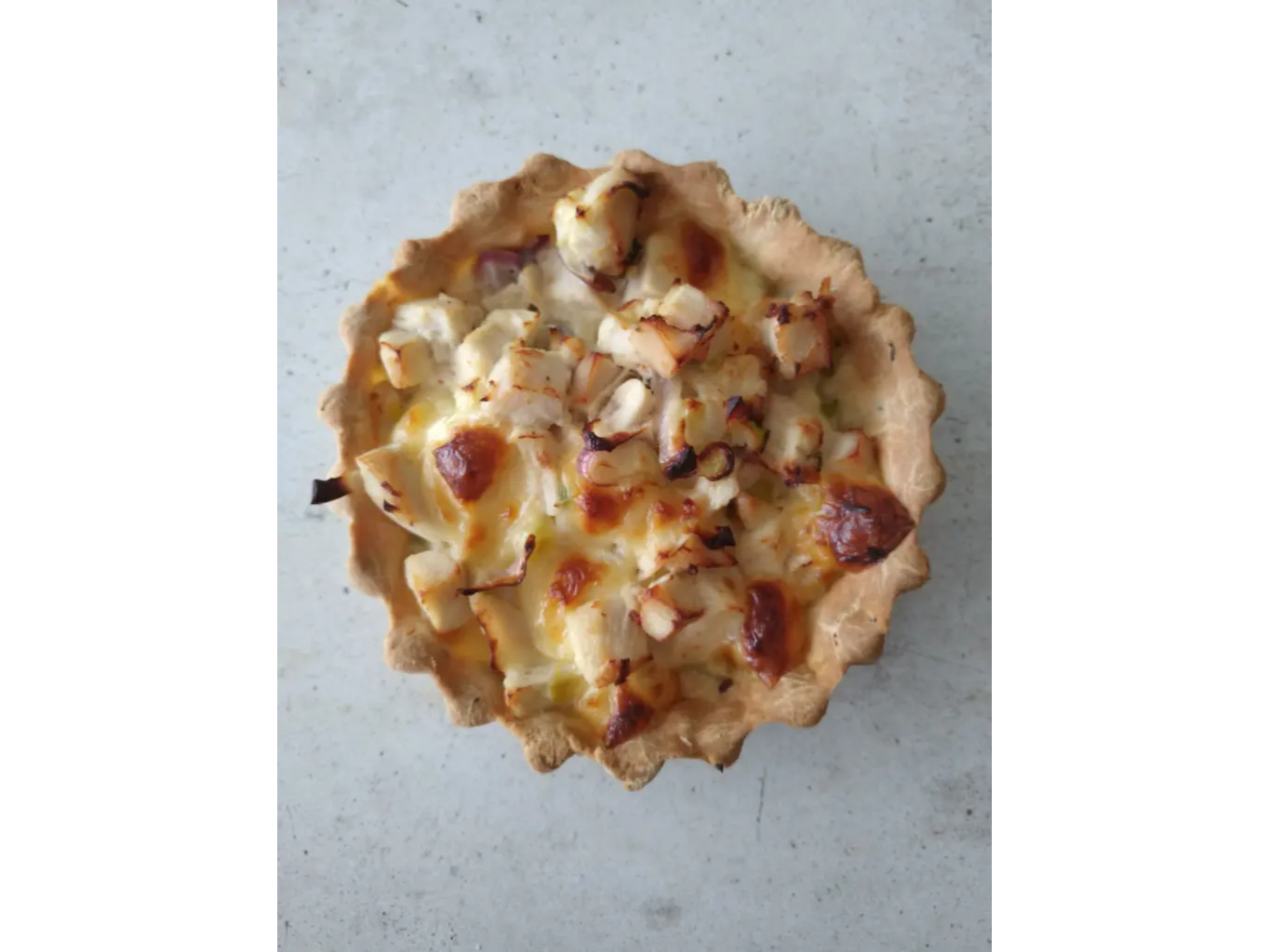 TARTA DE POLLO Y VERDEO