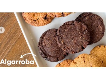 Galleta algarroba y naranja