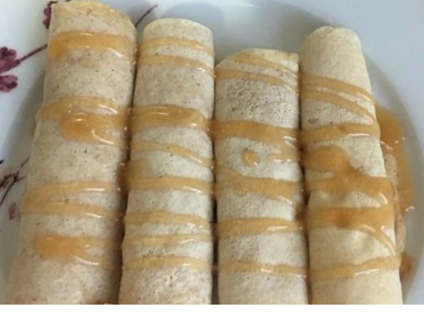 Rolls de dulce de leche x4 unid.