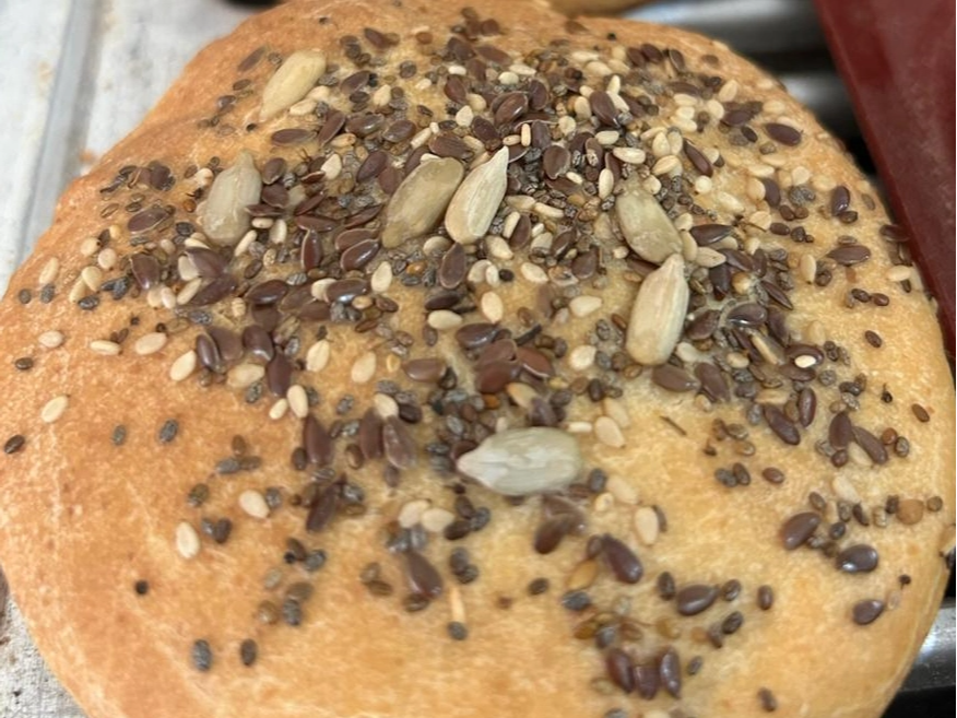 Pan de hamburguesa vegano x2 unid.