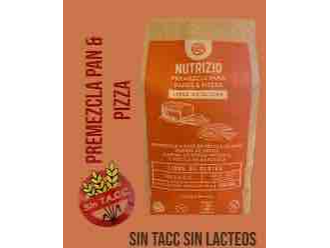 Pre mezcla para panes y pizzas Sin tacc
