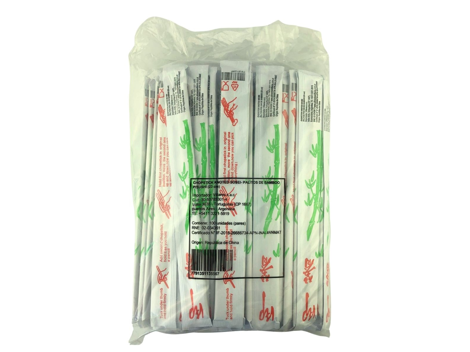 PALITOS P/SUSHI BAMBU (PALILLOS)