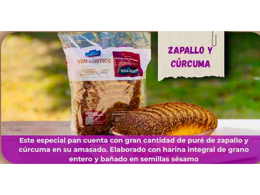 Pan de zapallo y cúrcuma
