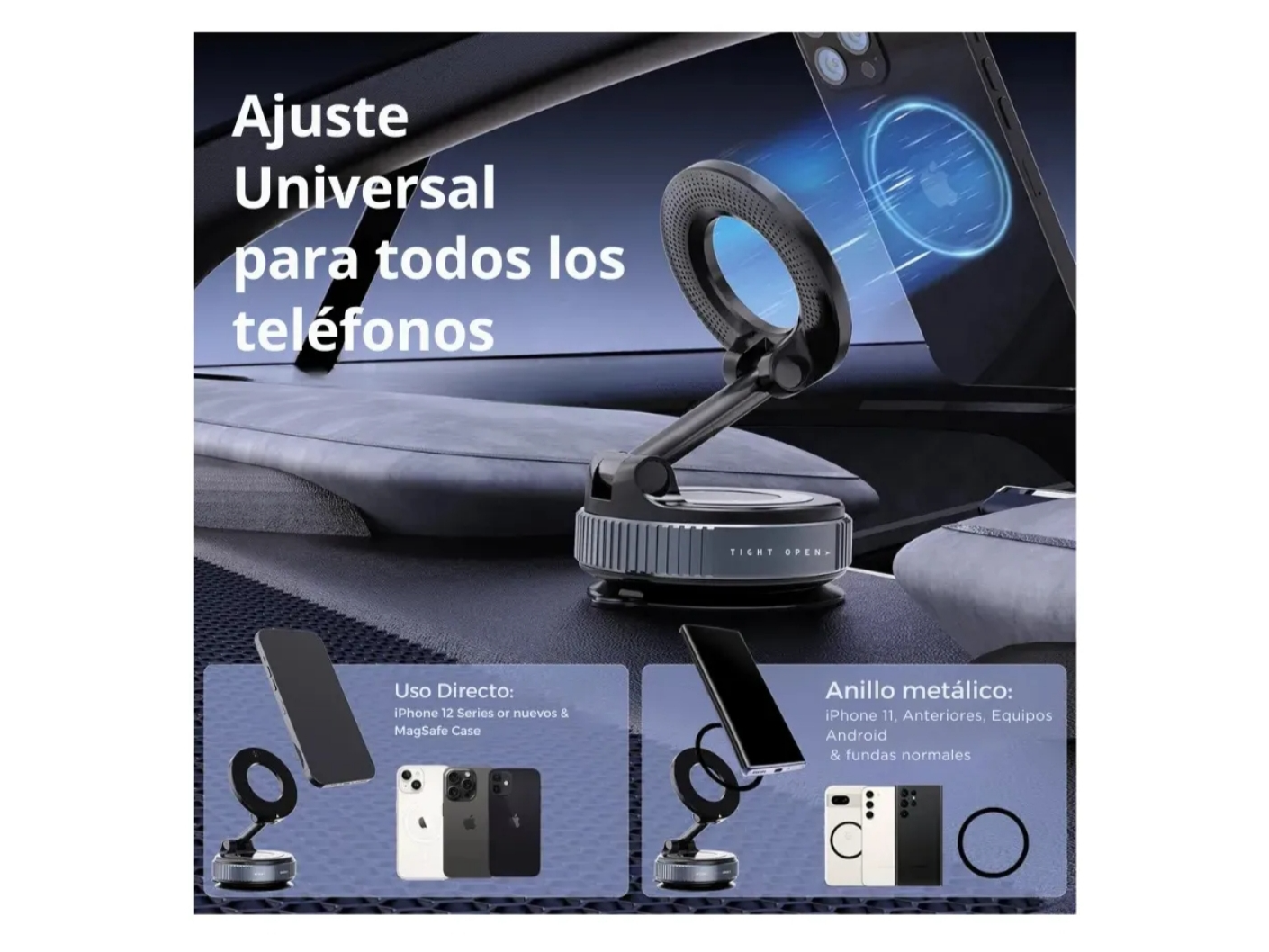 Soporte 360° full Iman K007