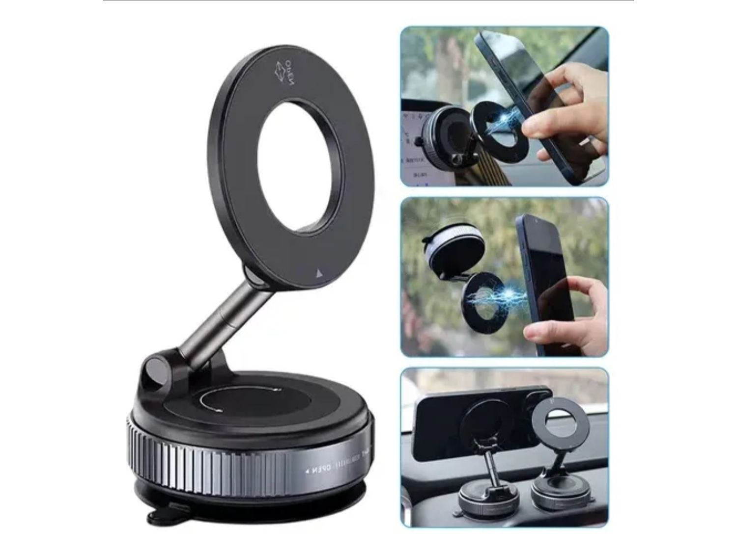 Soporte 360° full iman k007