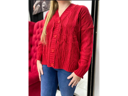 Cárdigan Rojo