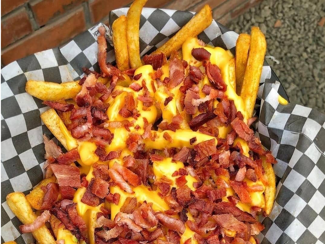 Con bacon y cheedar