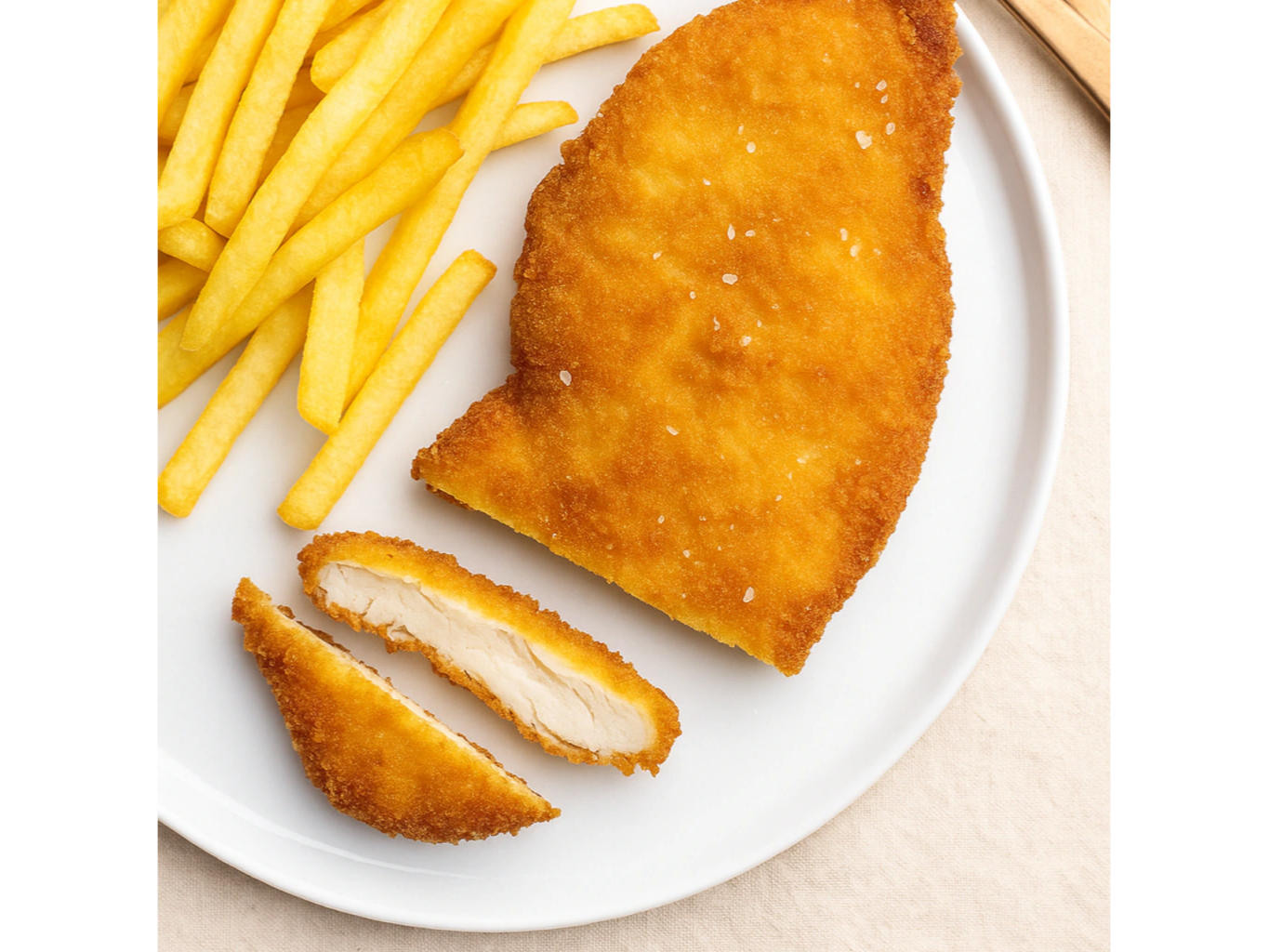 Milanesa de merluza x kg