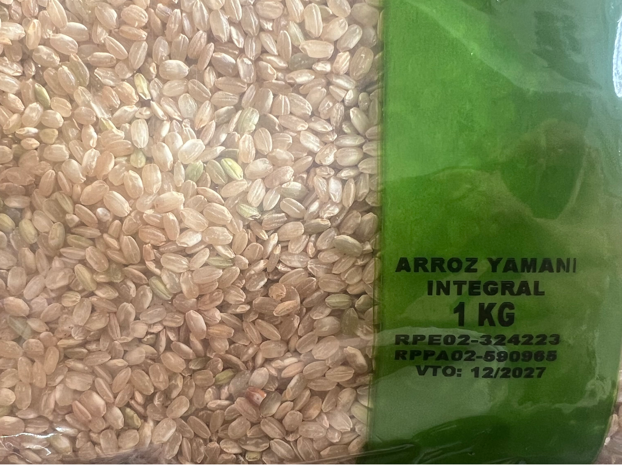 Arroz yamani integral