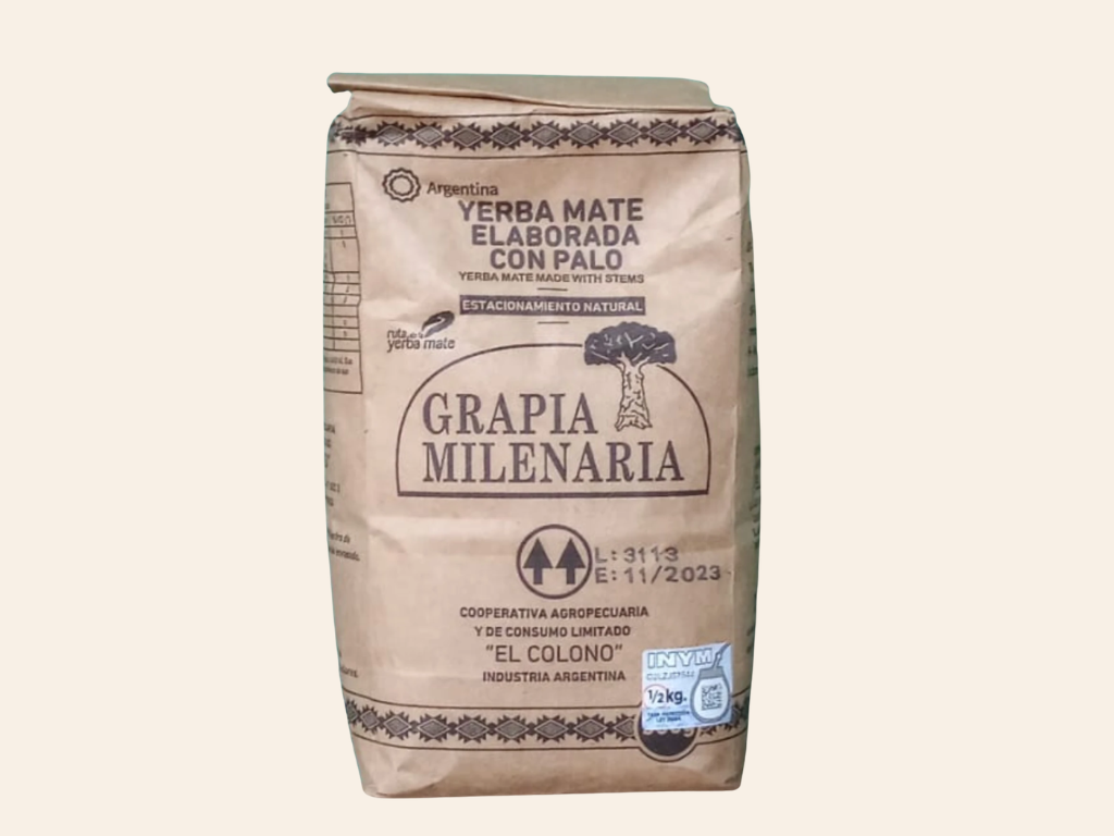 Yerba mate grapa milenaria