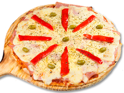 Muzzarella y Morrones