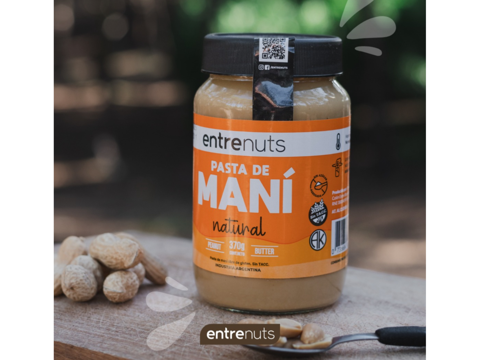 Pasta de maní natural