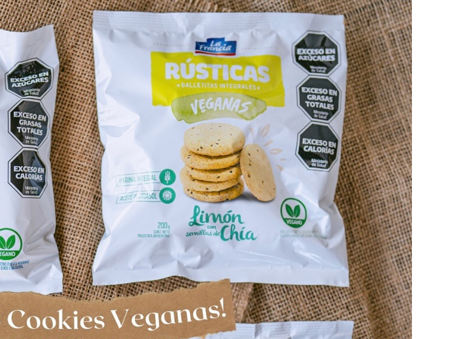 Cookies veganas limón con chía