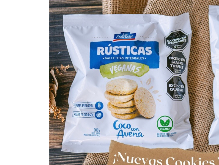 Cookies veganas coco con avena