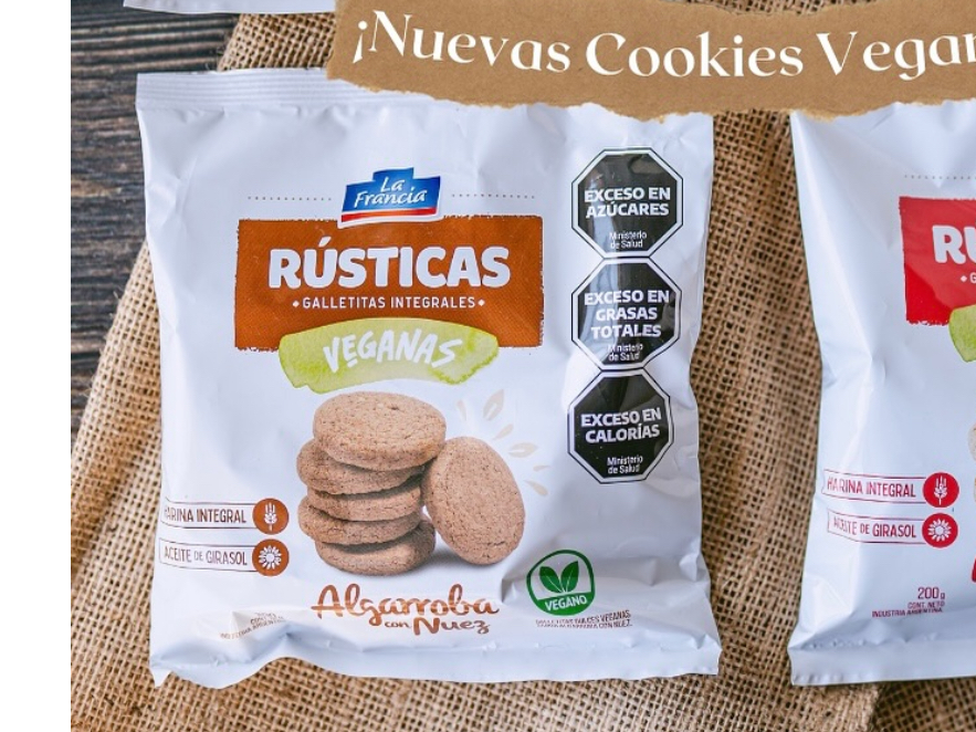 Cookies veganas algarroba con nuez