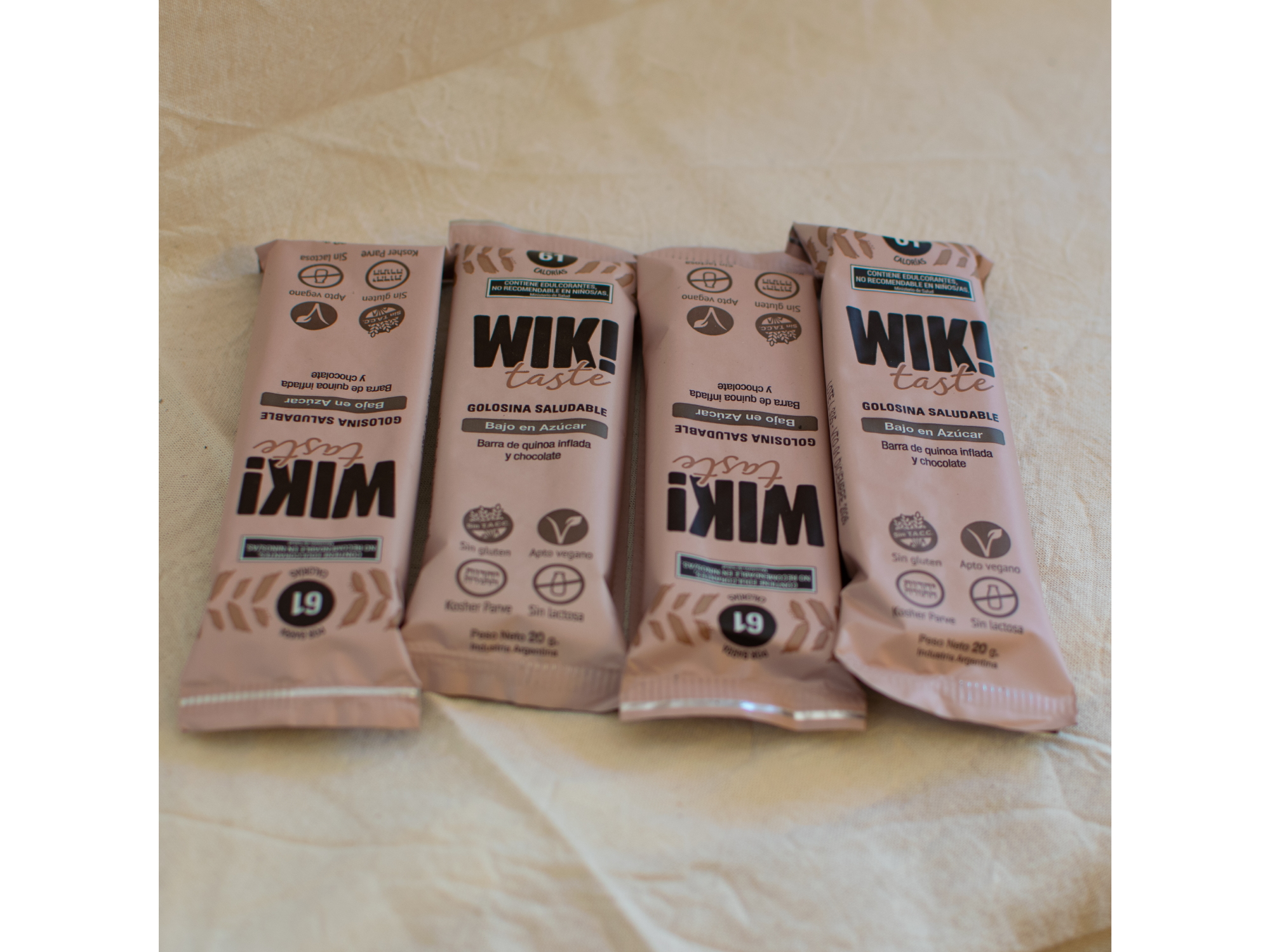 Barra WIK Quinoa Pop y Chocolate