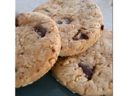 Cookies con trozos de chocolate sin azúcar