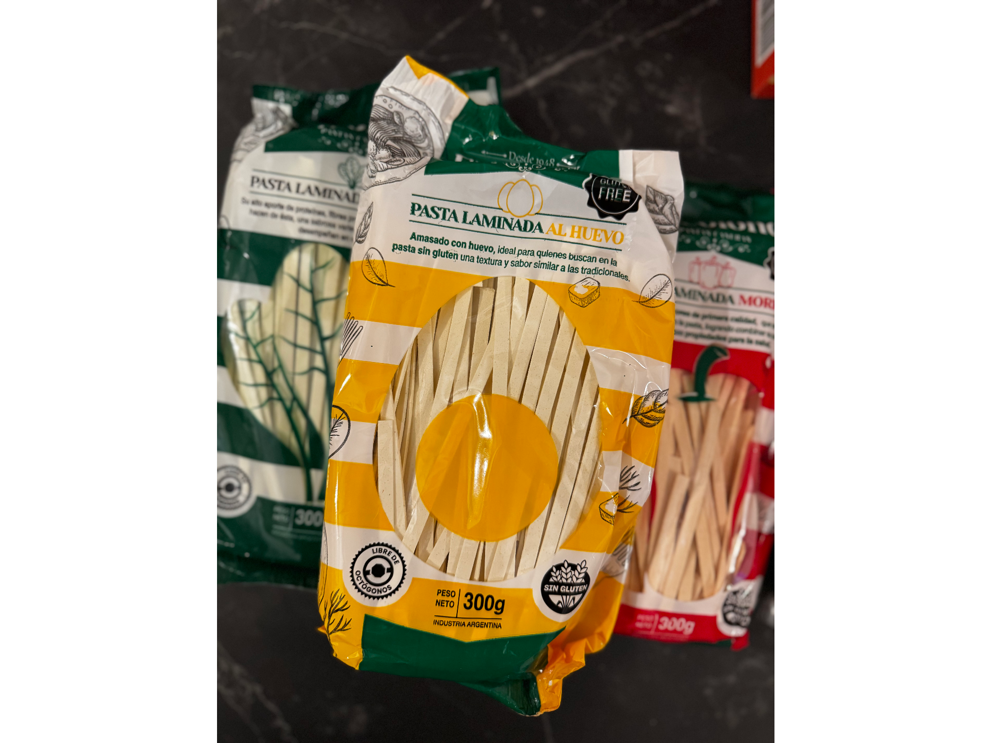 Pasta laminada al huevo