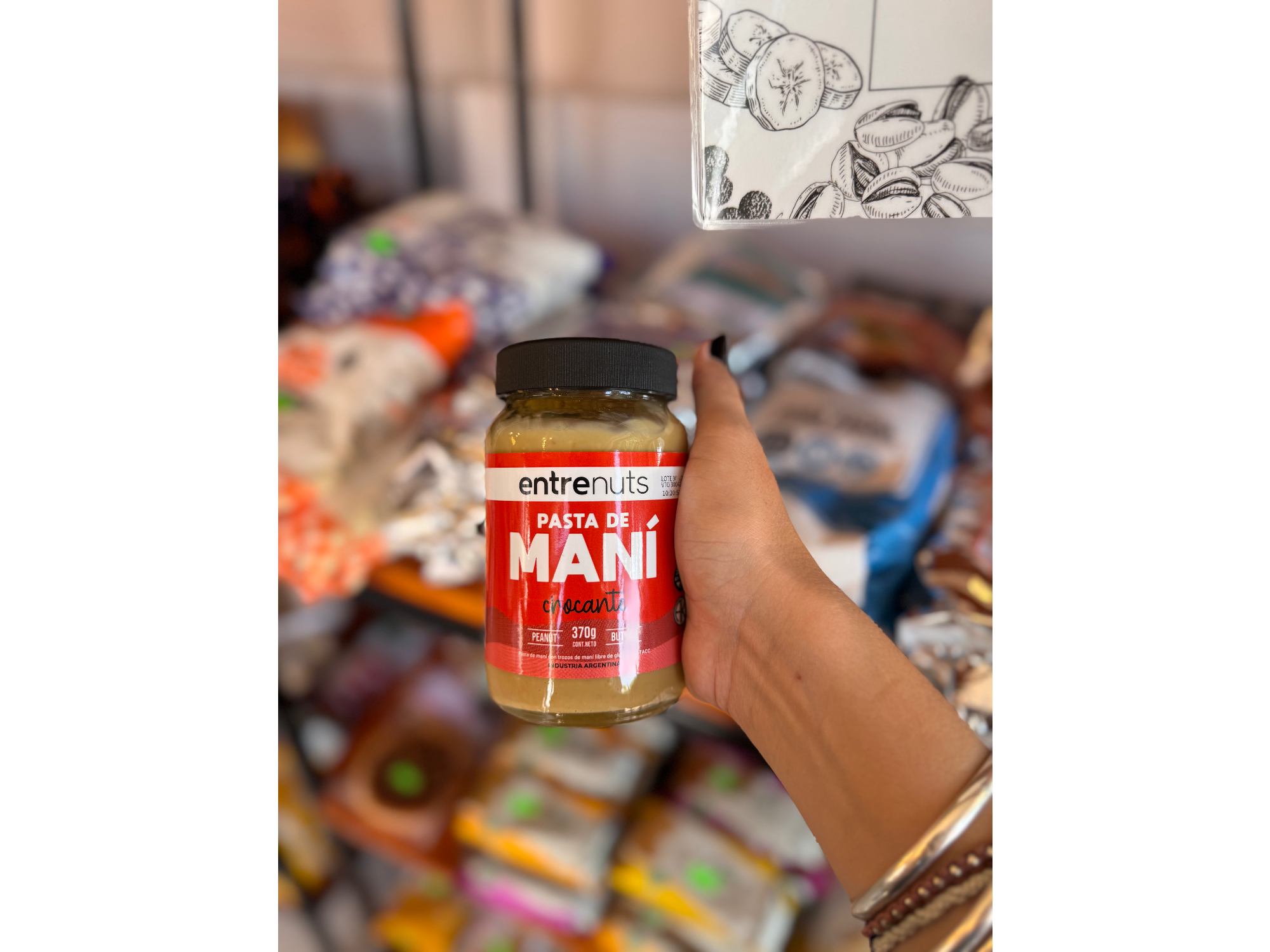 Pasta de mani crocante