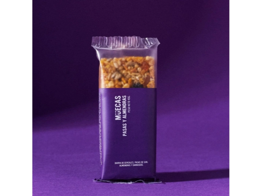Barra muecas pasas y almendras