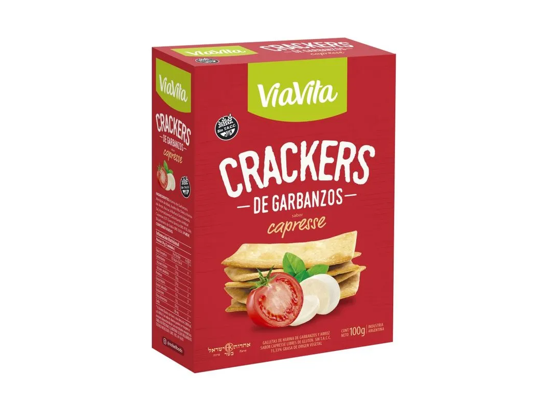 Crackers de Garbanzo sabor Capresse
