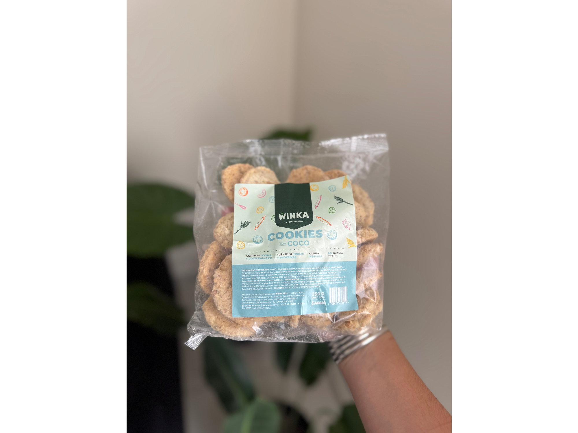 Cookies integrales coco