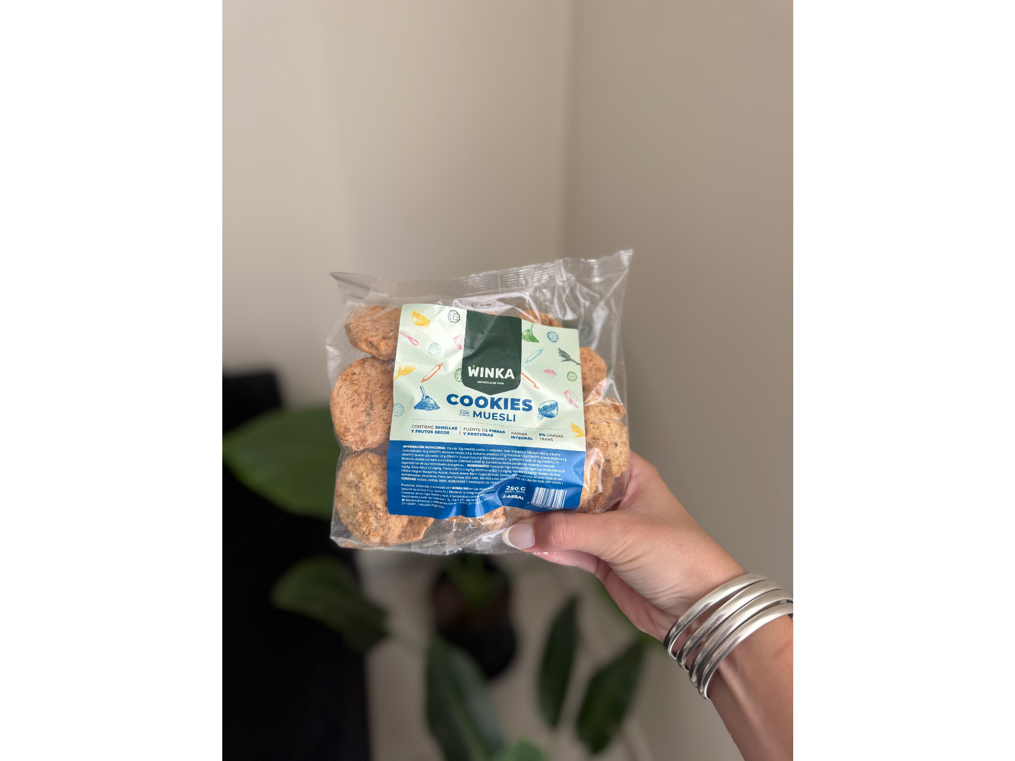 Cookies integrales con muesli