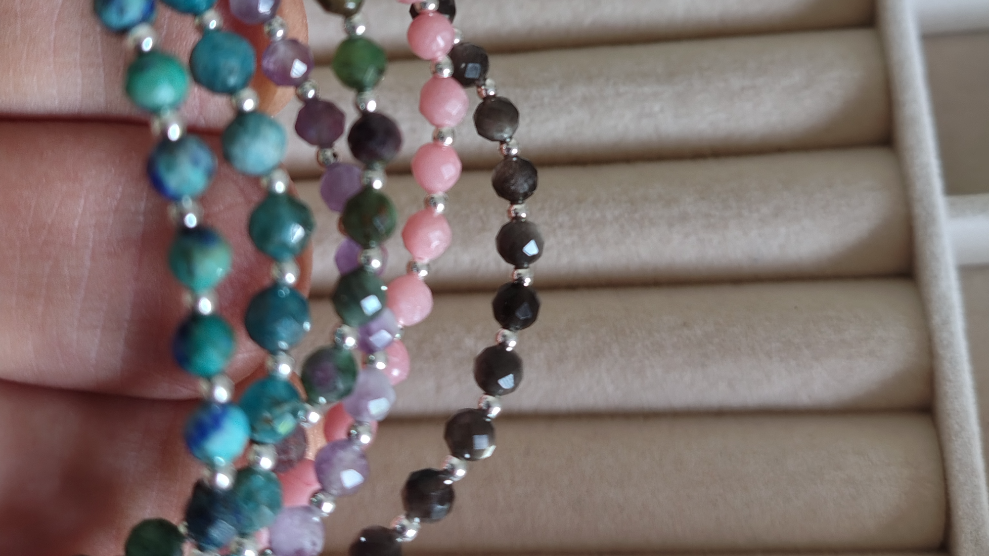 Pulseras piedras naturales