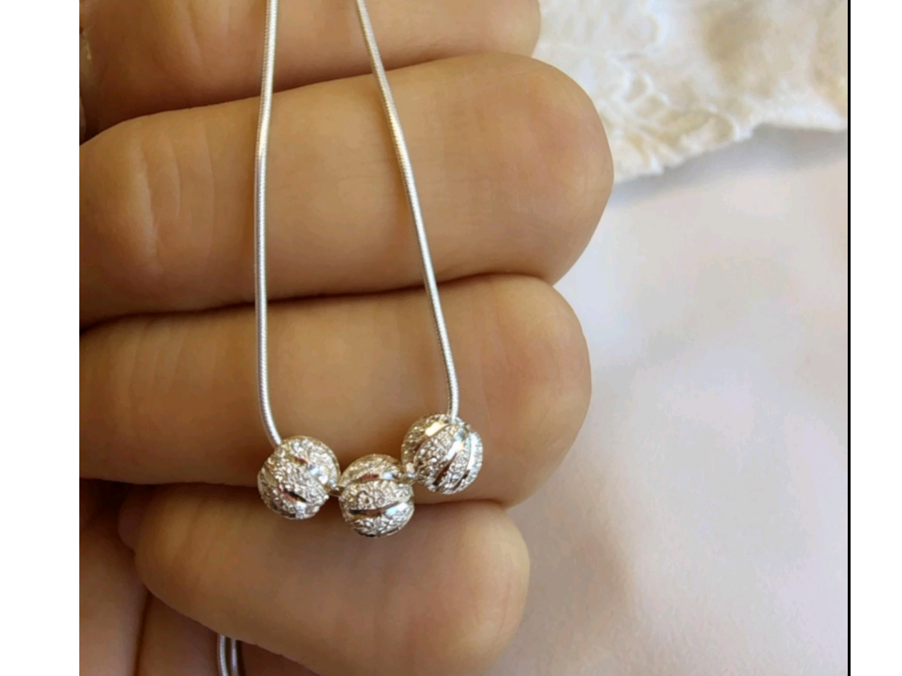 Conjunto tres bolitas arenadas