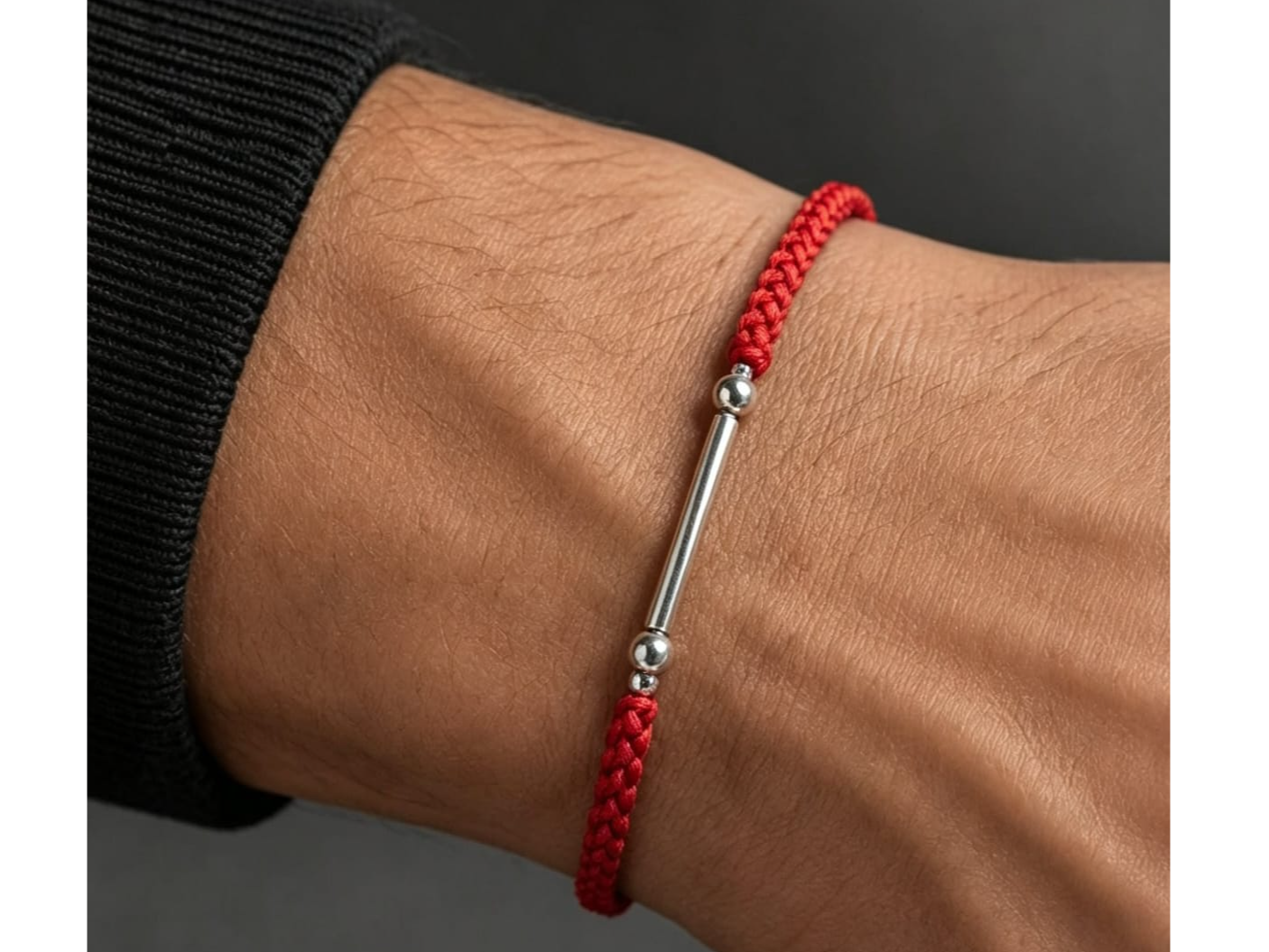 Pulsera tejida barra