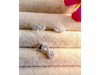 Conjunto aros y dije infinito con strass
