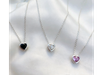 Cadenita mini forcet + dije corazón