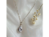 Conjunto cadena Singapur + dije gotita