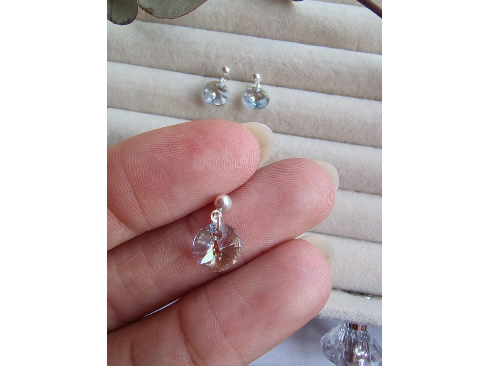 Dije cristal 8mm