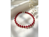 Pulsera rubí pulida con cierre PN006