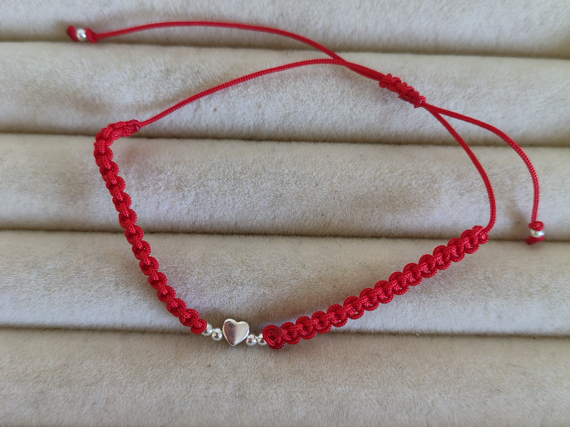 Tejida dije corazón